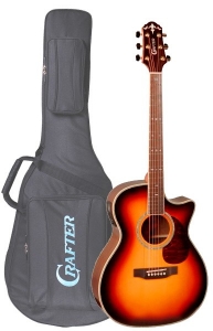 Электроакустическая гитара CRAFTER TC-035 / TS с чехлом